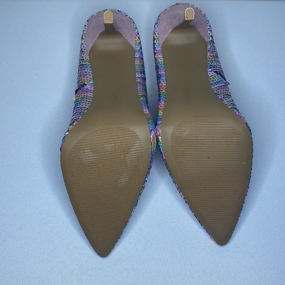 PASTEL SEQUIN HEELS ✨✨✨ - Picture 6 of 7